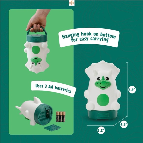 Outdoor Gear Equipment LED Camping Lantern Kids DINOSAUR - Picture 12 of 12